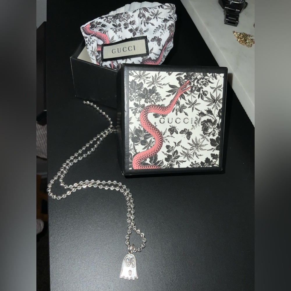 Gucci men’s ghost necklace
